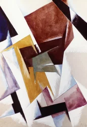 Raumkraftkonstruktion (1921) von Lyubov Popova (1889 - 1924)